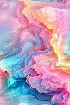 Abstract oil painting